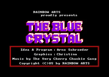 Blue Crystal (F) (2 faces) (1985) screen shot title